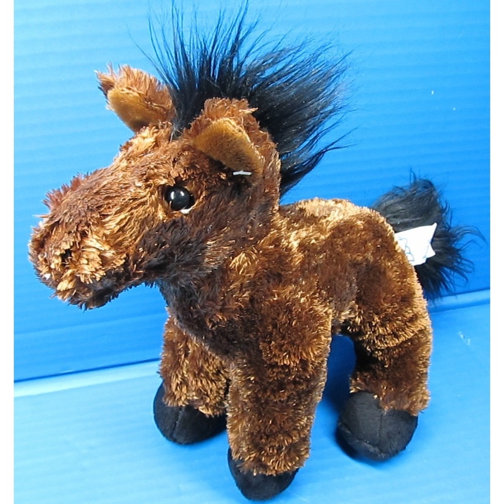Princess Soft Toys  Brown Bay Horse Pony Plush 10" Stuffed Animal toy